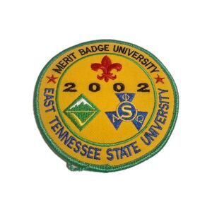Merit Badge University.  East Tennessee University  2002 Boy Scouts 4" Patch